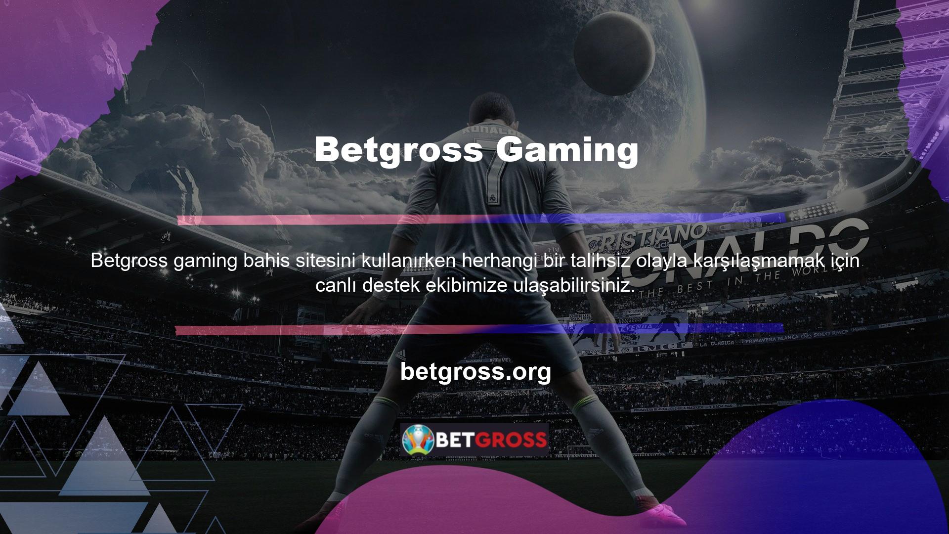 Mevcut Betgross bağlantısı, oyun oynayanlar için güvenilir bir gelir kaynağıdır