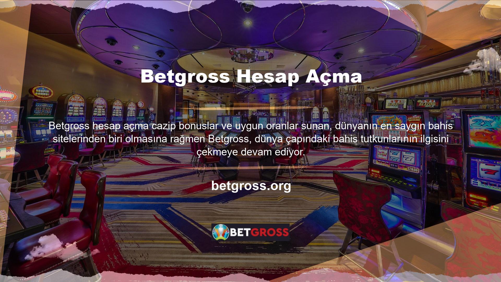 Türkiye'de uzun yıllardır faaliyet gösteren bir şirket olan Betgross, herhangi bir önemli sorunla karşılaşmamış ve üyelerinin çoğunluğunun beklentilerini başarıyla karşılamıştır